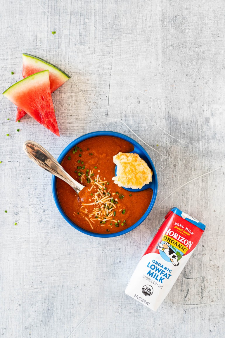 horizon tomato soup from above