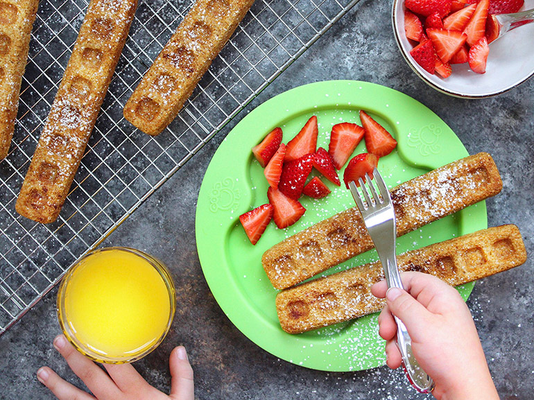 winter waffle sticks from lunches and littles