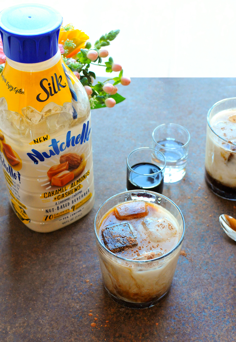 caramel white russian with silk