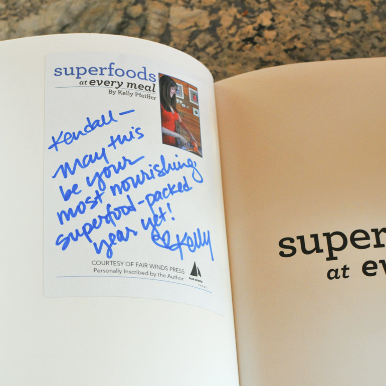 superfoods at every meal book plate