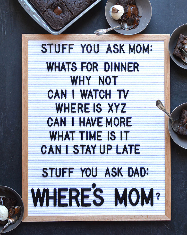 funny letterboard about mom