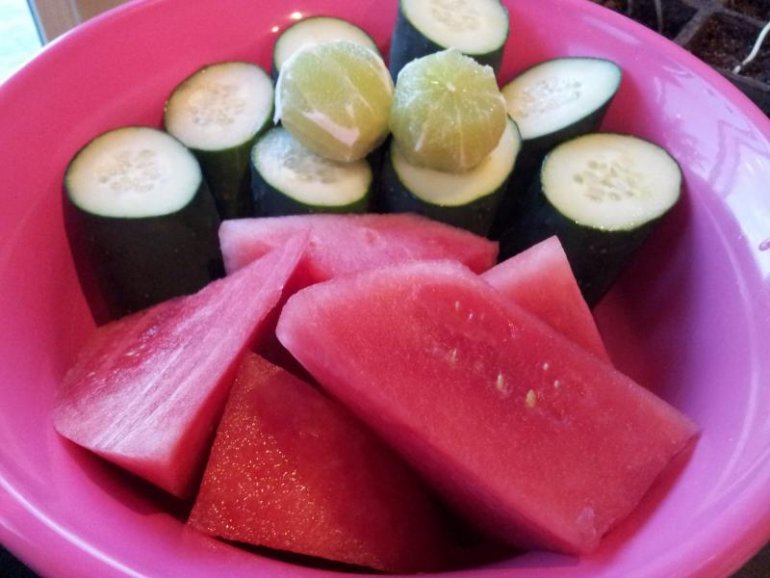 {Twisted Watermelon Juice} with Grey Goose Nosh and Nourish