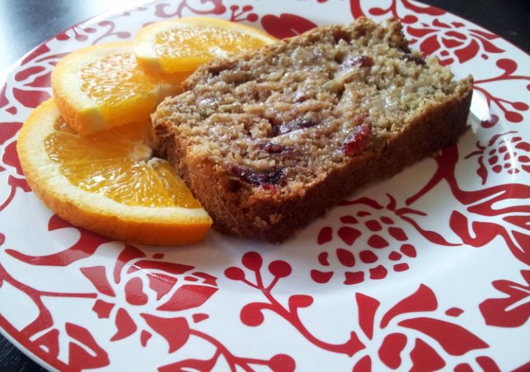 Greek Yogurt Orange Cranberry Clove Bread...DELISH! Nosh and Nourish