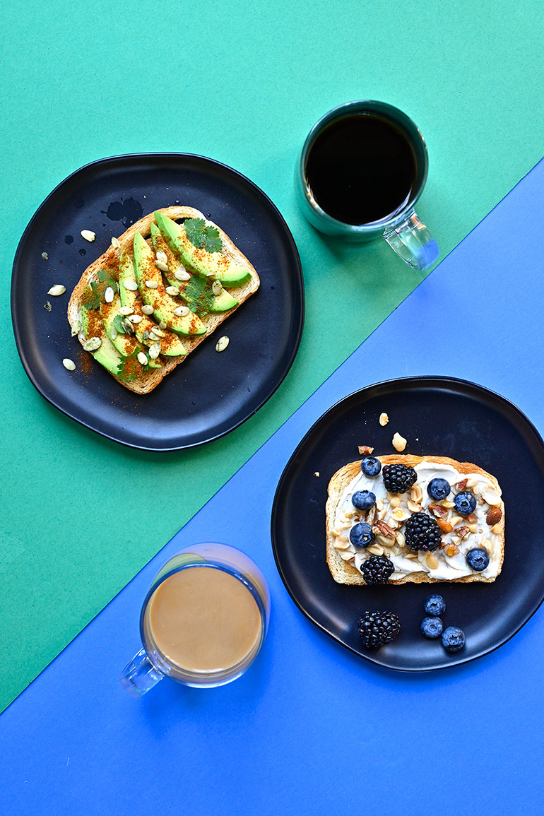 breakfast toast 2 ways
