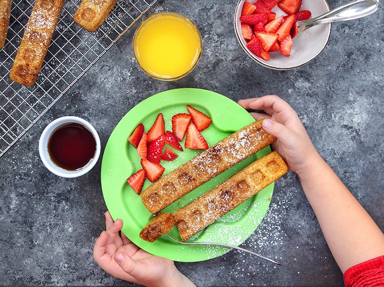 Waffle sticks – try small things