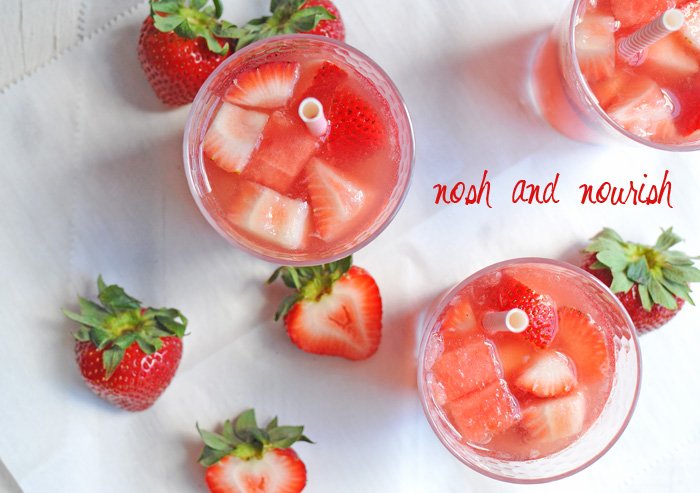 Strawberry Citrus Infused Water - Nourished Simply