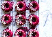 Pitaya Coconut Donuts