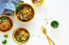 Pan Fried Singapore Rice Noodles