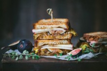 Fall Grilled Cheese with Apple Cider Caramelized Onions