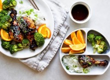 Grilled Orange Chicken Legs