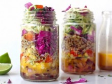 Southwest Zoodle Jar Salads