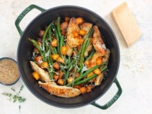 Chicken and Butternut Squash Dinner with Maple Dijon Sauce