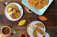 Butternut Almond Butter Waffles