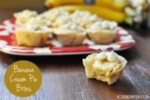 Banana Cream Pie Bites