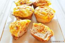 Egg & Sweet Potato Biscuit Quiches