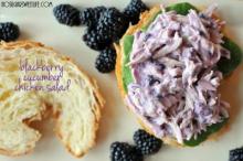 Blackberry Cucumber Chicken Salad