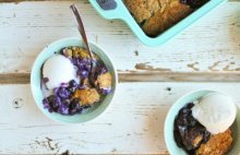 Blueberry Cobbler with Quinoa