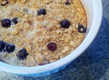 Blueberry Oatmeal Bake