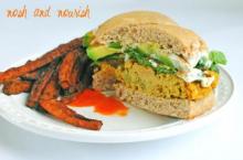 Buffalo Ranch Veggie Burgers