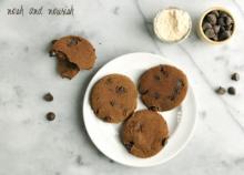 Coconut Cloud Chocolate Cookies