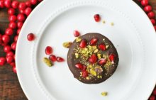 Dark Chocolate Pomegranate Seed Bites