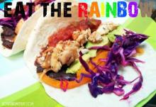 Rainbow Fish Tacos