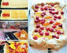 Chipotle Peach & Raspberry Cheese Bread