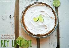 Healthier Key Lime Pie