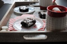 Vegan Peppermint Brownies