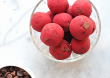 Christmas Cookie Dough Balls 