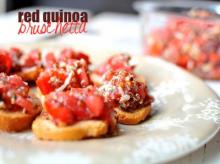 Quinoa Bruschetta