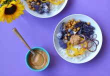 Purple Nourish Bowl with Coconut Rice