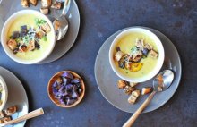 Roasted Cauliflower and Potato Soup