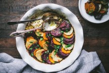 Fall Spiral Veggie Bake