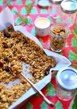 Homemade Bourbon Maple Granola