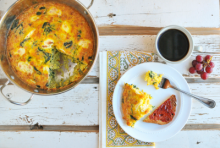 Smoked Salmon Frittata