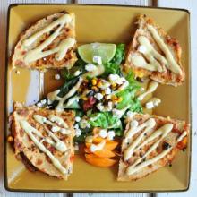 Salmon Quesadillas