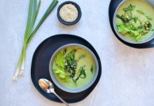 Creamy Spring Greens Soup