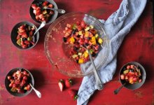 Rainbow Quinoa Fruit Salad with Citrus Vinaigrette