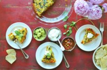 Southwestern Quiche on a Sweet Potato Crust