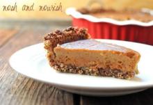 Sweet Potato Pie with a Maple Quinoa Crust