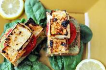 Tomato & Lemon Tofu Sammies