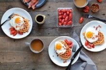 Roasted Tomato Waffles