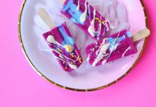 Unicorn Yogurt Pops