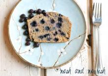 Vegan GF Blueberry Banana Bread