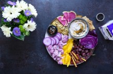 Spring White Bean Dip with Crudites