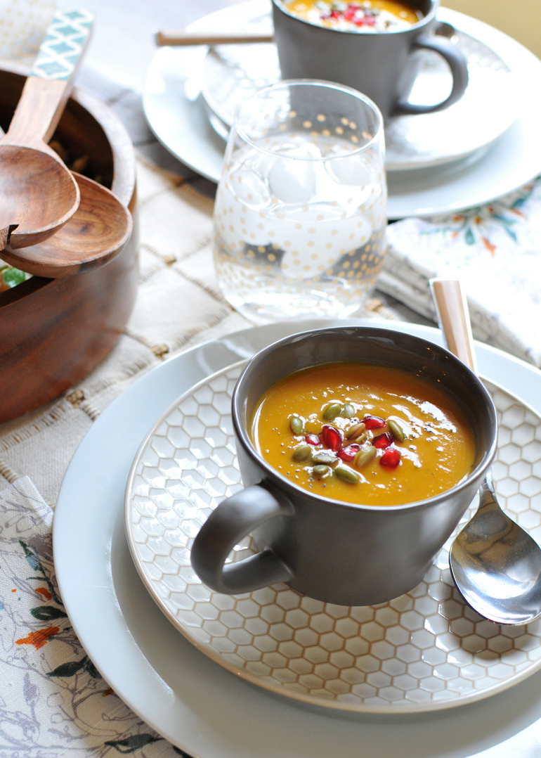 pumpkin bisque thanksgiving appetizer