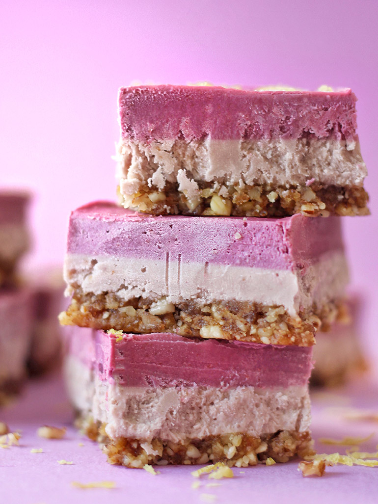 vegan cheesecake bars