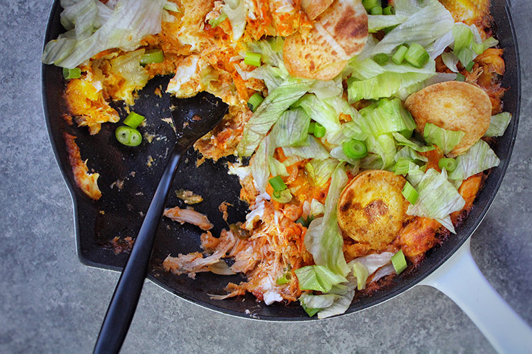 chicken enchilada dip in staub