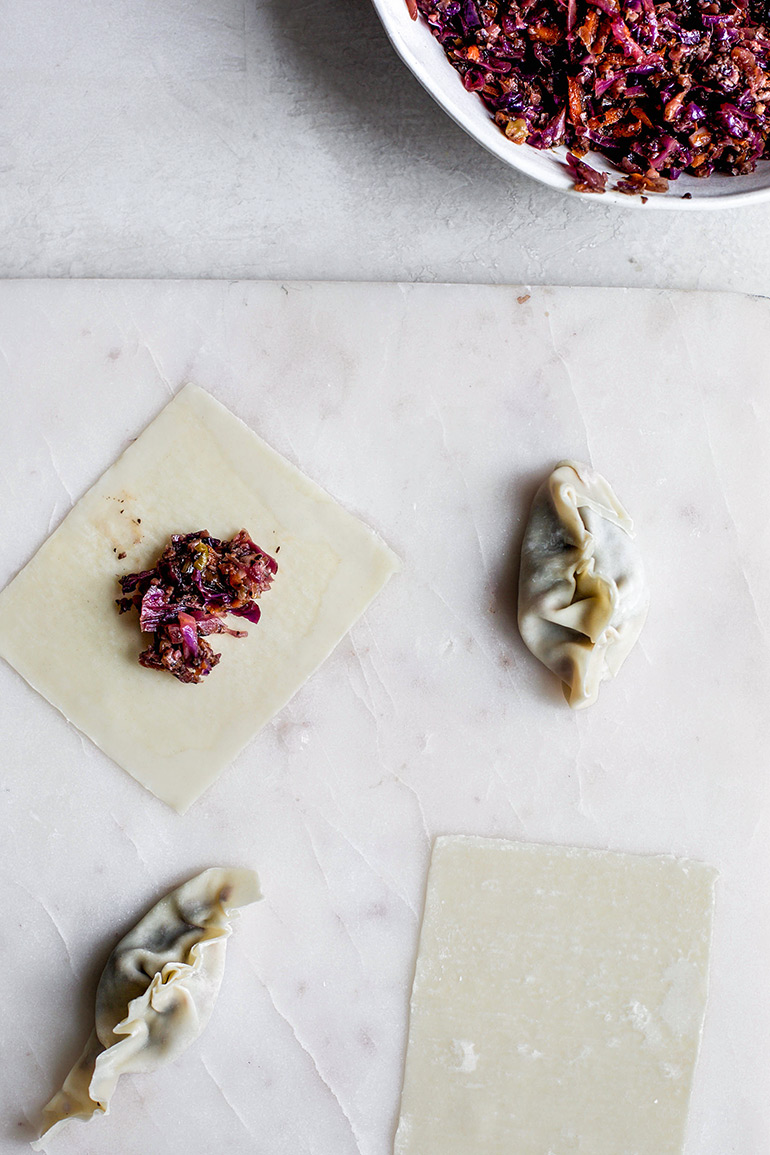 veggie potstickers